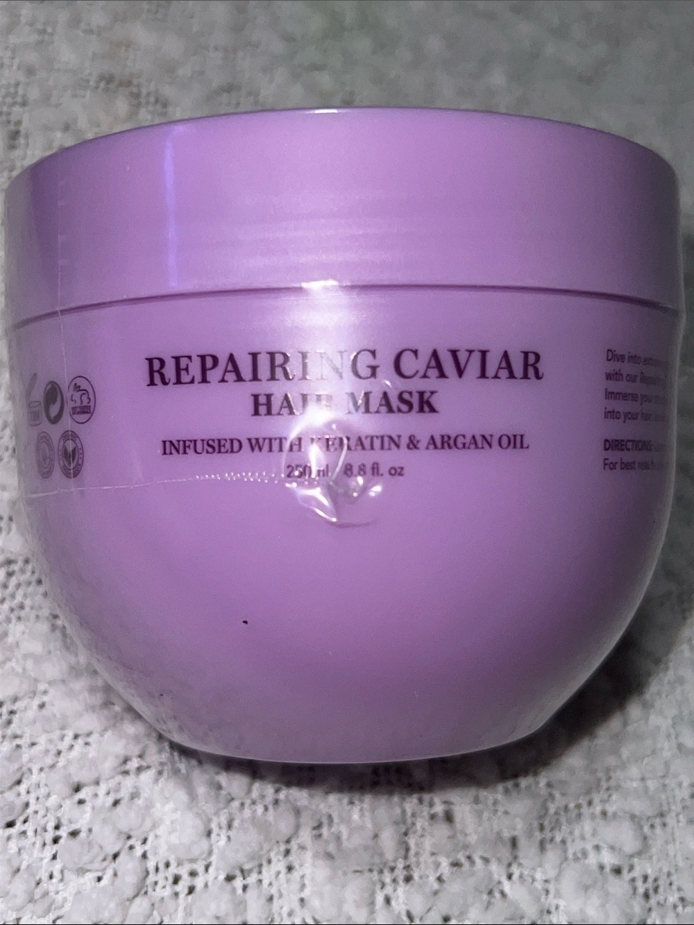 Repairing Caviar Hair Mask - Lavender Strengthening Treatment